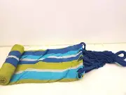 Hanging Hammock Outdoor Garden Swing Travel Beach Swinging Bed Camping Blue