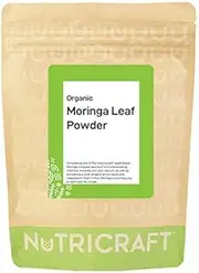 1kg Organic Moringa Leaf Powder By Nukraft - Raw - India - No Fillers