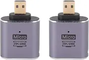 Mini DisplayPort to Adapter, Mini DP to Adapter, 8K Mini DisplayPort to Adapter 8K 60Hz 4K 120Hz Universal 48Gbps Mini DP 1.4 to HD Output 2.1 Adapter