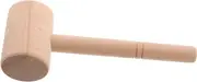Angoily Leather Craft Hammer with Wood Handle Precision Carving Tool for DIY Leatherworking Projects for Stamping and Embossing User Friendly for Novice and Experienced