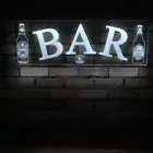 Custom Pick Your Poison RGB LED Acrylic Bar Sign | LED Bar Sign | Custom Bar