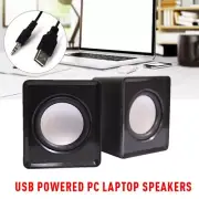 3.5mm Jack USB Wired Computer Speaker Stereo For PC Laptop Notebook Desktop riJm