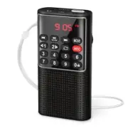 Pocket FM Radio Handheld MP3 Walkman Radios with Recorder For Walkman Go Hiking