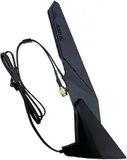 WiFi 6 6E 2T2R 2.4G/5G/6G Dual Band Magnetic Base with 3.28ft Extension Cable Replacement for PC Desktop Computer Motherboard Antenna PCI-E Wireless Network Cards WiFi Router WiFi 6E Antenna