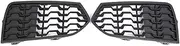 2X Front Bumper M Fog Light Grilles Lamp Grill Compatible With BMW F22 F23 2012 2013-2019 Honeycomb Car Accessories 51118056798 51118056797(Matte black-Pair)