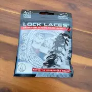 Lock Laces The Original Elastic No Tie Shoe Laces White Stretch Adjustable