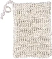 Ipetboom 2 Pcs Soap Saver Bag Sisal Exfoliating Pouches for Soap Storage Cleaning