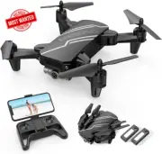 D20 Mini Drone for Kids with 720P HD Camera, Altitude Hold, 3D Flips,2 Batteries