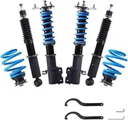 24 Level Damper Coilovers Shocks Struts Suspension Kit zz，Compatible for Nissan Sentra 2013-19 Coilovers Shocks Spring Kit
