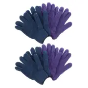 4 Pcs Gloves for House Cleaning Reusable Multi Purpose Washable