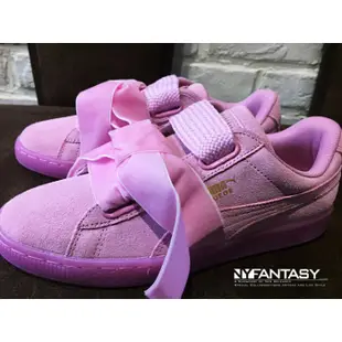 【紐約范特西】現貨PUMA SUEDE HEART RESET 363229-02 蝴蝶結緞帶 粉紅配色 麂皮 女鞋