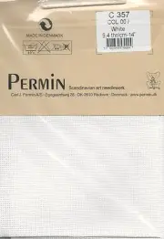 Cross Stitch Aida Fabric 14 count White PRICE REDUCED