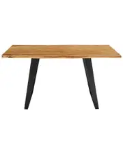 Modway Viggo 60" Live Edge Acacia Wood Dining Table
