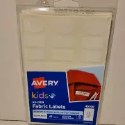 Clothing Labels Writable No-Iron White 45 Pack Avery Kids Camp Nursing Home