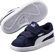 [PUMA] Unisex Baby Smash V2 SD V INF Sneaker, Intense RED