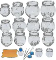 Cupping Therapy Sets,14 Cups Thick Chinese Acupoint Glass Cupping Therapy Set For Professionals,for Massage Back And Relieve Fatigue