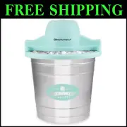 4 Qt. Electric Ice Cream Maker - Effortless Gelato and Frozen Yogurt Maker