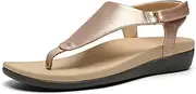 [UTENAG] Womens Arch Support Sandals Orthotic Adjustable Thong Flip Flops