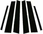LUMIXE 6PCS Polished Pillar Posts, for VW, T-Cross T Cross 2019-2021 Window Trim Cover BC Column Sticker Auto Window Pillar Molding