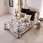 SPAIN FIGURES GEOMETRIC LIGHT BLANKET VERY SOFTY AND WARM KING SIZE
