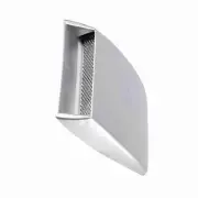 Car Auto Car Air Flow Intake Scoop Bonnet Vent Sticker Cover Hood Silver