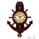 掛鐘實木舵手客廳壁掛鐘創意復古時鐘擺鐘電子大號鐘錶