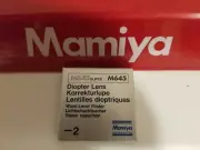 Mamiya 645 PRO TL, PRO, SUPER, M645 waist level finder ( -2 ) DIOPTER LENS