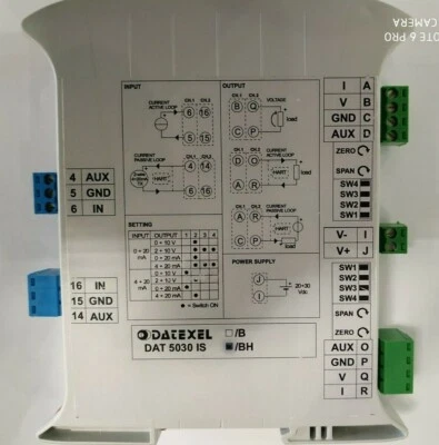 DATEXEL 5030 IS Hart Intrinsic Safety Barrier loop Repeater 4-20mA