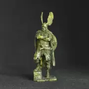 Art Deco Solid Bronze Warrior Viking Knight Statue Figure Statuette Figurine