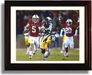 Unframed Christian McCaffrey Touchdown Run Autograph Promo Print - Stanford