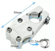 1-1/8” Steering Tube Alloy Stem for Chopper Bicycle 22.2mm Handlebar 28.6 mm