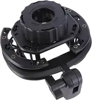 HONITANO Condenser Microphone Mount Holder Shockproof Recording Bracket Durable Stand for Audio Recording Voice Over Services Black
