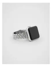 [Seed Heritage] Panther Link Smart Watch Strap in Silver