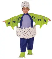 Draggles Hatchimal Dark Purple Child Costume Romper With Headpiece Halloween