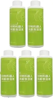Cleaning Fluid，Compatible For ECOVACS Deebot T20 N9＋T10 OMNI T10 TURBO X1 OMNI X1 TURBO X2 X2 Pro T20， Floor Cleaning Solution(5 bottle)