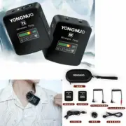 YONGNUO FENG 2.4G Wireless Lavalier Microphone System Smartphone Camera 500ft US