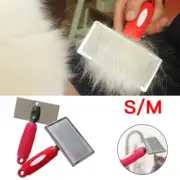 Brush Slicker S/M Undercoat Rake Pet Dog Cat Hair Shedding Comb Grooming Trimmer