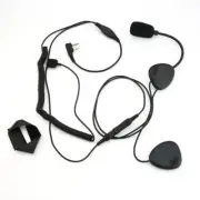 Headset Finger PTT Motorcycle Helmet Headset MIC for KENWOOD TYT BAOFENG UV-5R