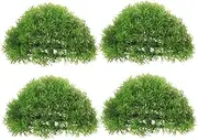 4pcs Artificial Topiary Balls Lifelike Greenery Decor for Supermarkets Kindergarten Ceilings Lightweight Hanging Flower Balls Inner Outer