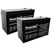 12 Volt 7.5 Amp Hour Battery Kit for APC BACK-UPS XS1500 RBC109 PS-1290 - 2PACK