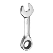 11/16 Inch Ratcheting Combination Wrench Cr-V 72 Teeth 12 Point Open End
