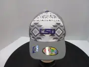 LSU Hat Boys Gray Baseball Cap Curve Bill Slide Back Captivating Headwear New