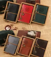 Retro Leather NoteBook Diary Journal small journal