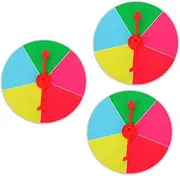 VICASKY 3 Pcs Lucky Draw Wheel Prize Wheel Dry Erase Raffle Winner Wheel Lucky Prize Wheel Rotary Game Prop Game Turntables Wall Hanging Turntable Dice Teaching Activities Prop Foam