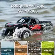 Amphibious 4WD RC Car Cars Waterproof Climbing Vehicle Drift Monster Truck Toy