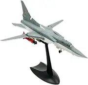 Replica Pre-Build Aircraf 1:144 Scale for TU-22 TU-22M3 Die-Cast Metal Fighter Jet Model Kits Pre-Build Military Aircraf Model Collection Gift Display