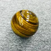 1PC Natural Tiger’s Eye Jasper Ball Quartz Crystal Sphere Reiki Gem 50mm+