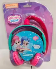 Shimmer and Shine Headphones Kids Wired 3.5mm Over The Ear, Volume Limiter