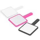 2pcs Handheld Makeup Mirror Portable Square Vanity Mirror Compact Beauty HPT
