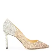 [Jimmy Choo] Jimmy Choo-With Heel Gold/Gold/Silver-Donna 38.5